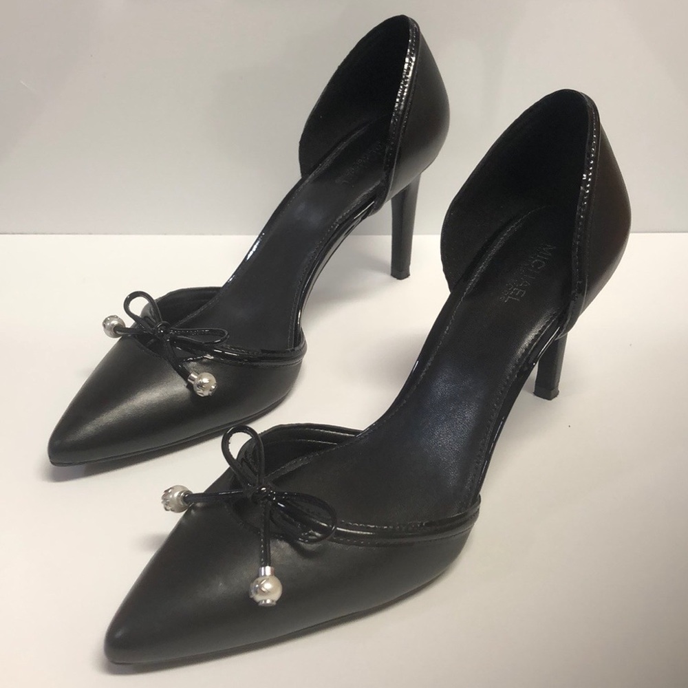 Michael Kors Sexy Black Cut-out Pumps (8M)